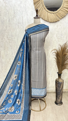 Vintage Bloom Maheshwari Ensemble Unstitched Suits