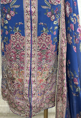 Traditional Wear Crepe Unstiched Suit
