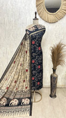 Echoes of Craft Maheshwari Cotton Unstitched Suit