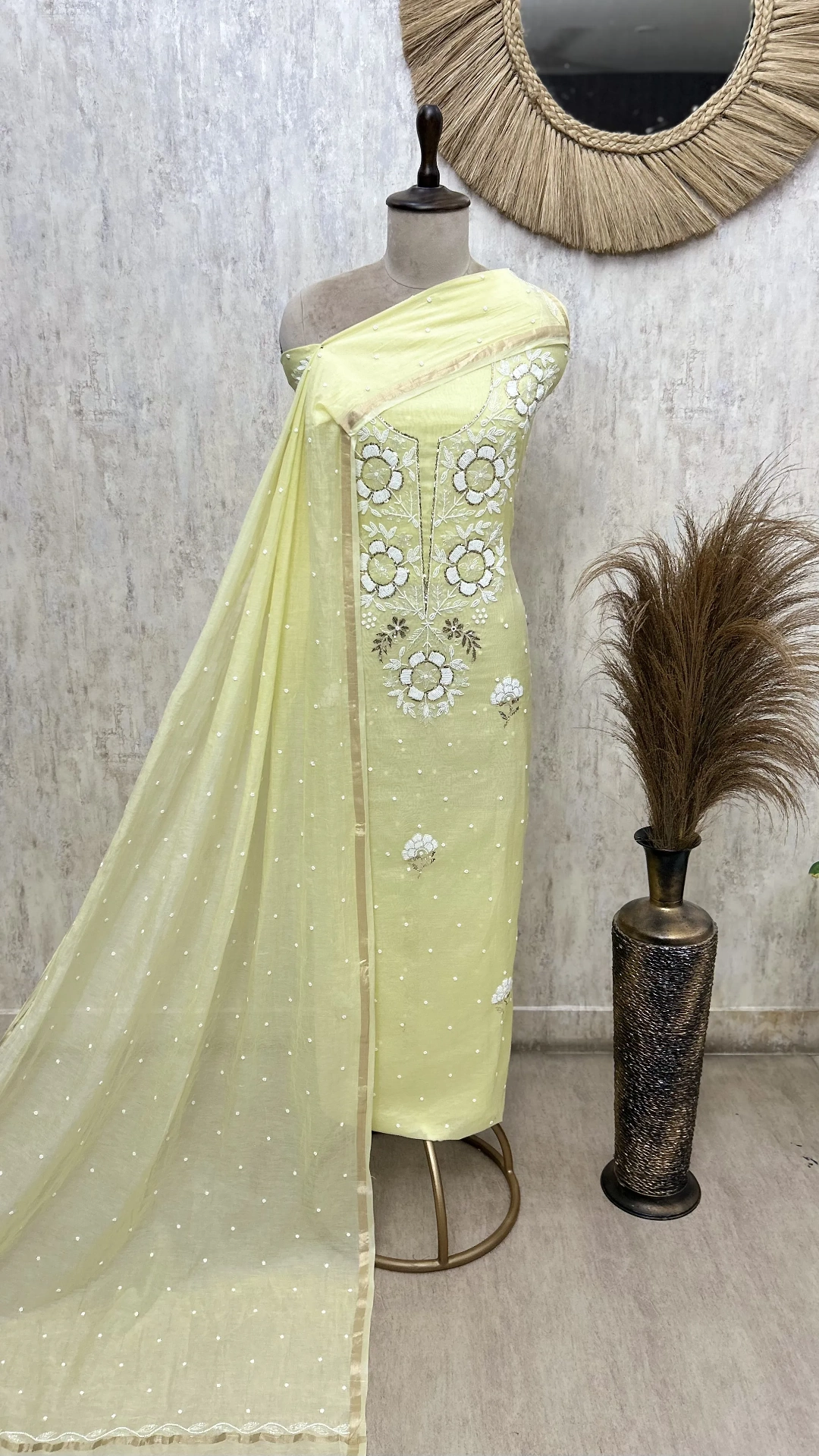 Floral Petal Ensemble Unstitched Suits