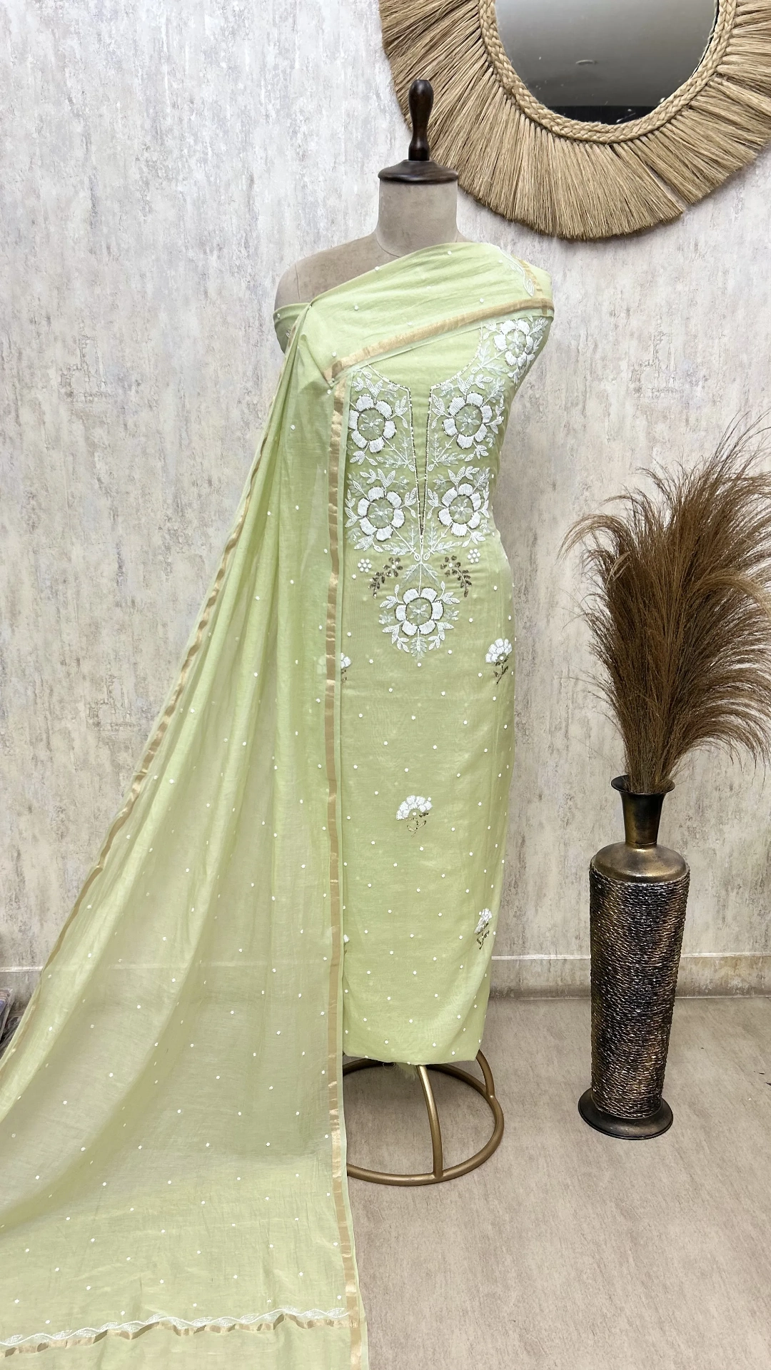 Floral Petal Ensemble Unstitched Suits