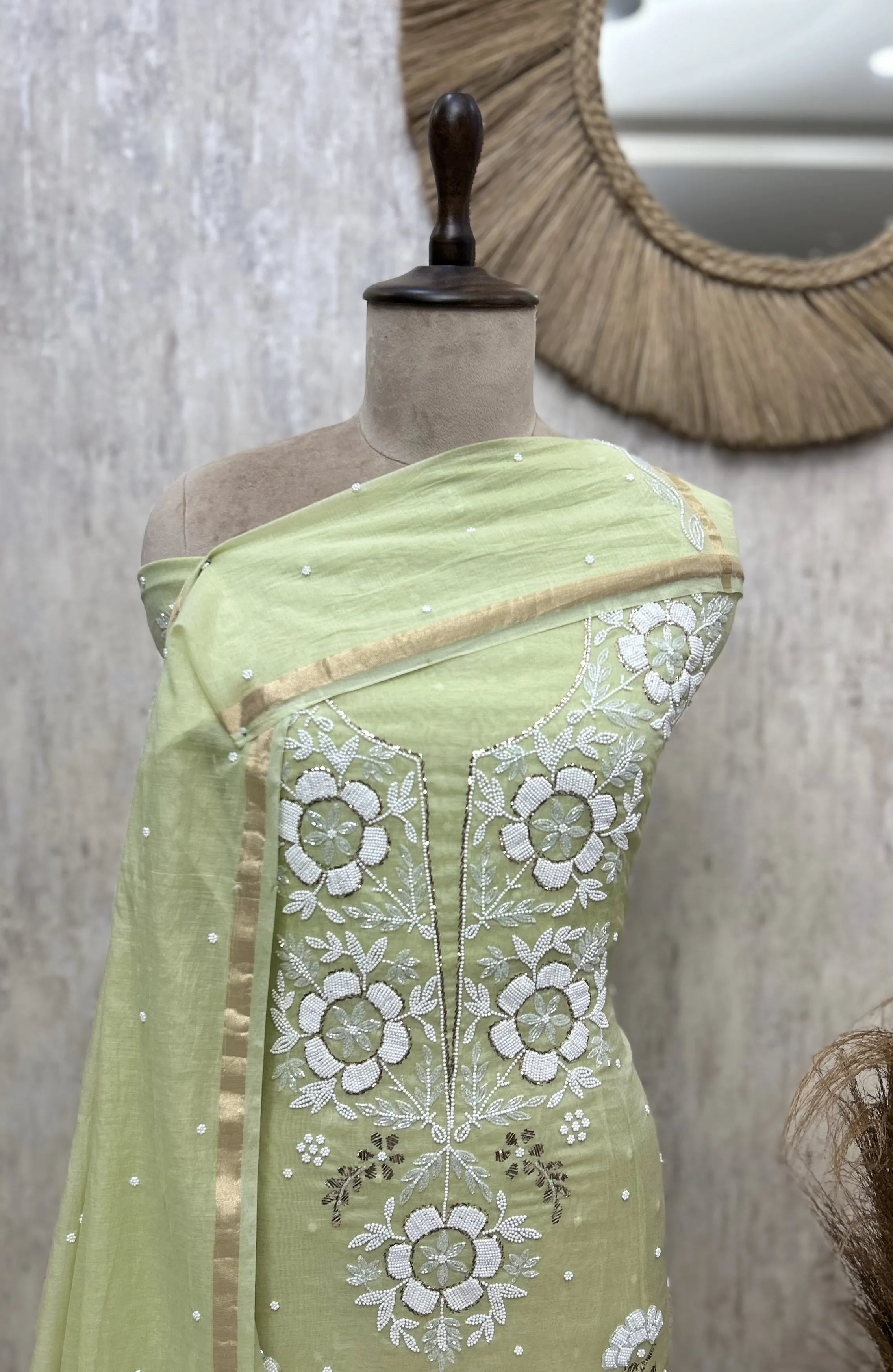 Floral Petal Ensemble Unstitched Suits