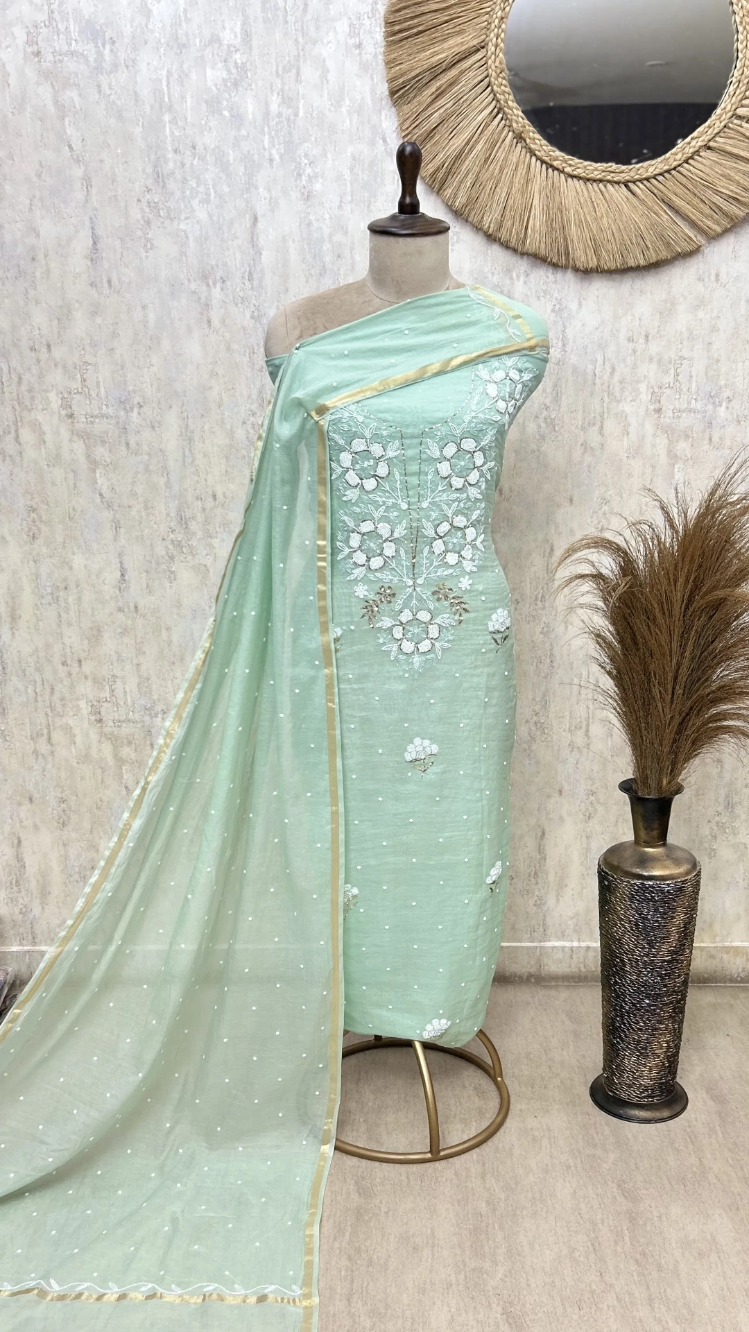 Floral Petal Ensemble Unstitched Suits