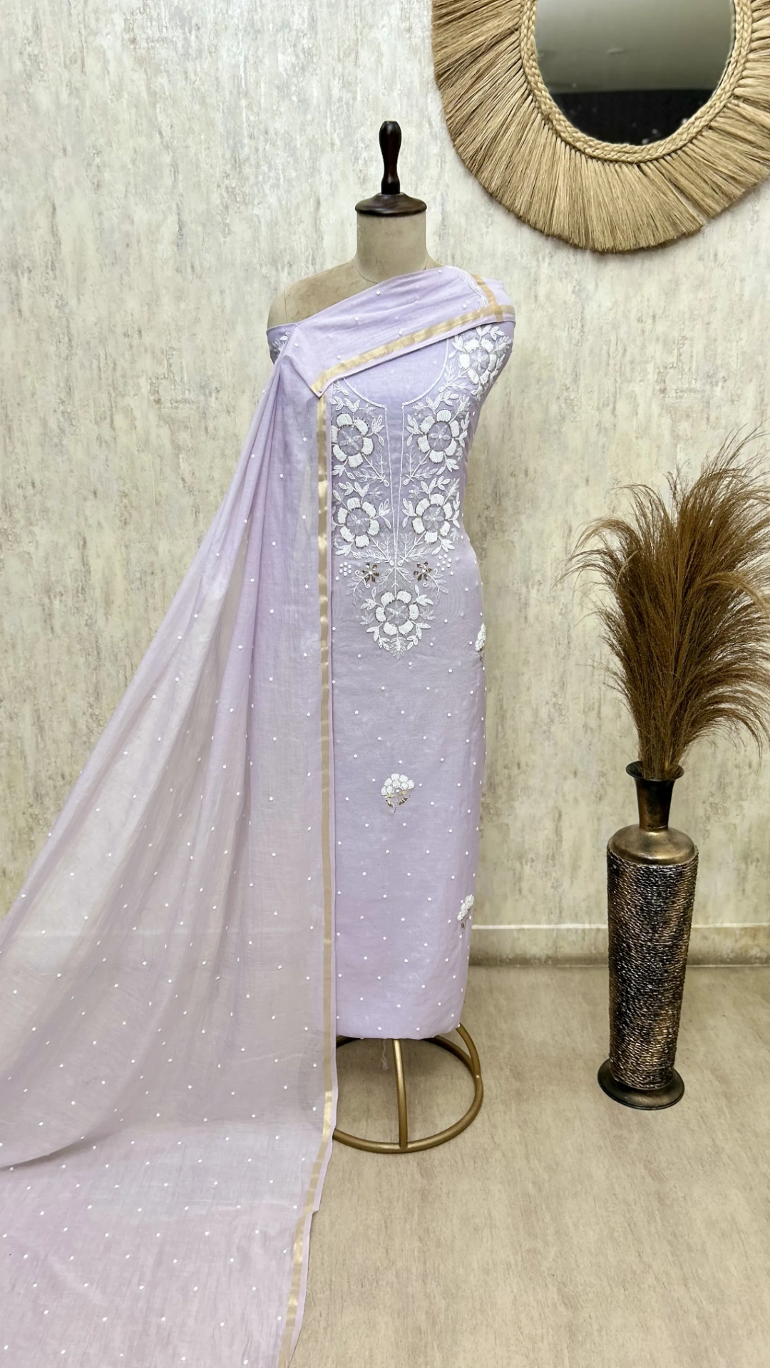 Floral Petal Ensemble Unstitched Suits