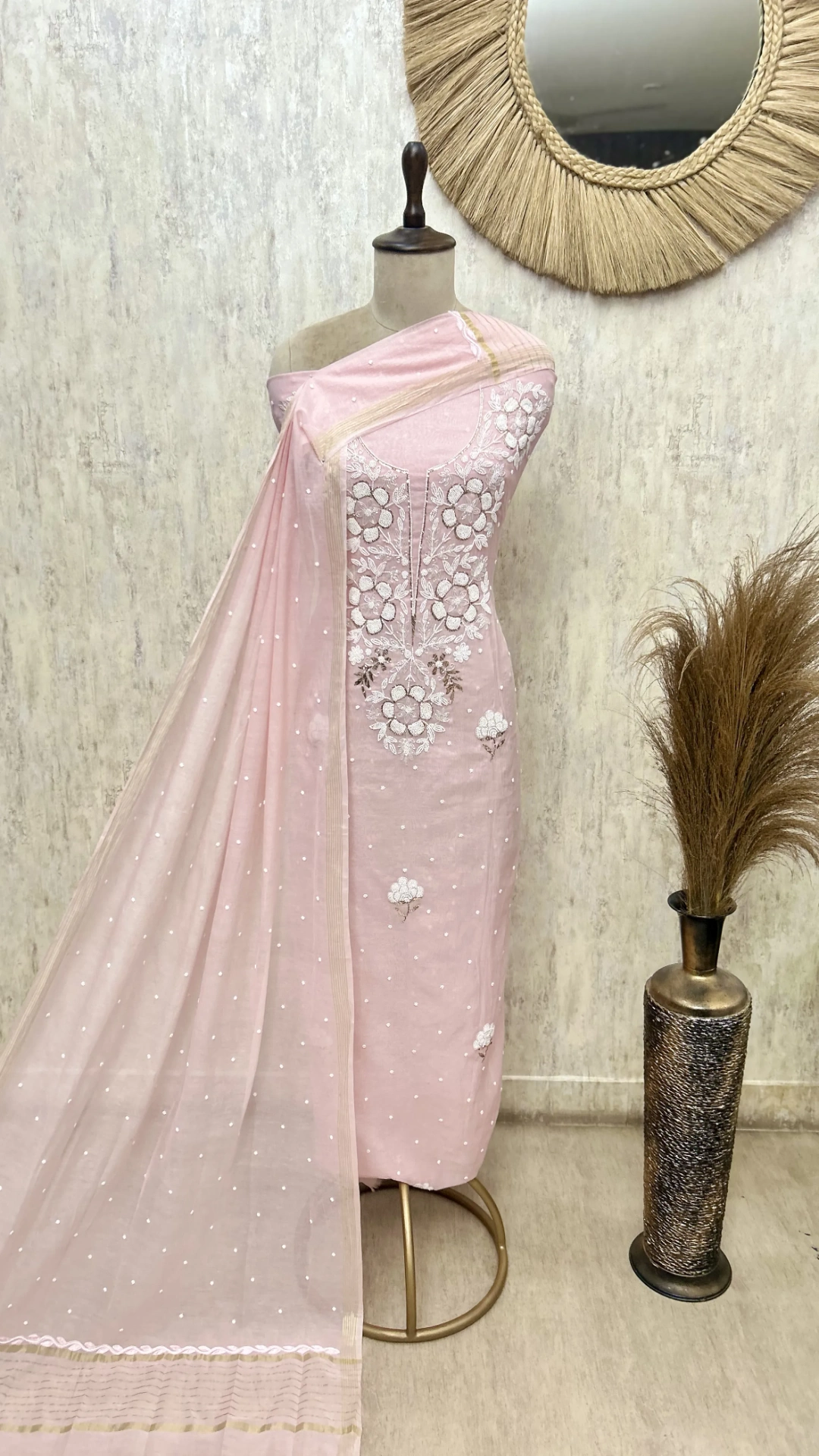 Floral Petal Ensemble Unstitched Suits