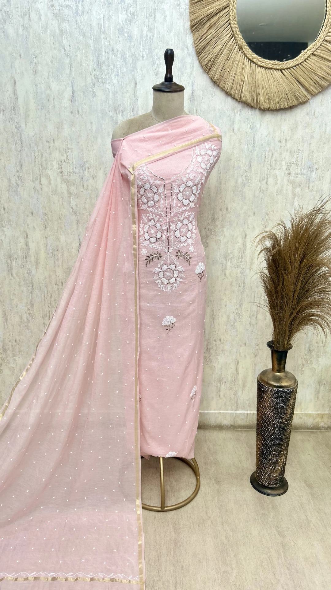 Floral Petal Ensemble Unstitched Suits