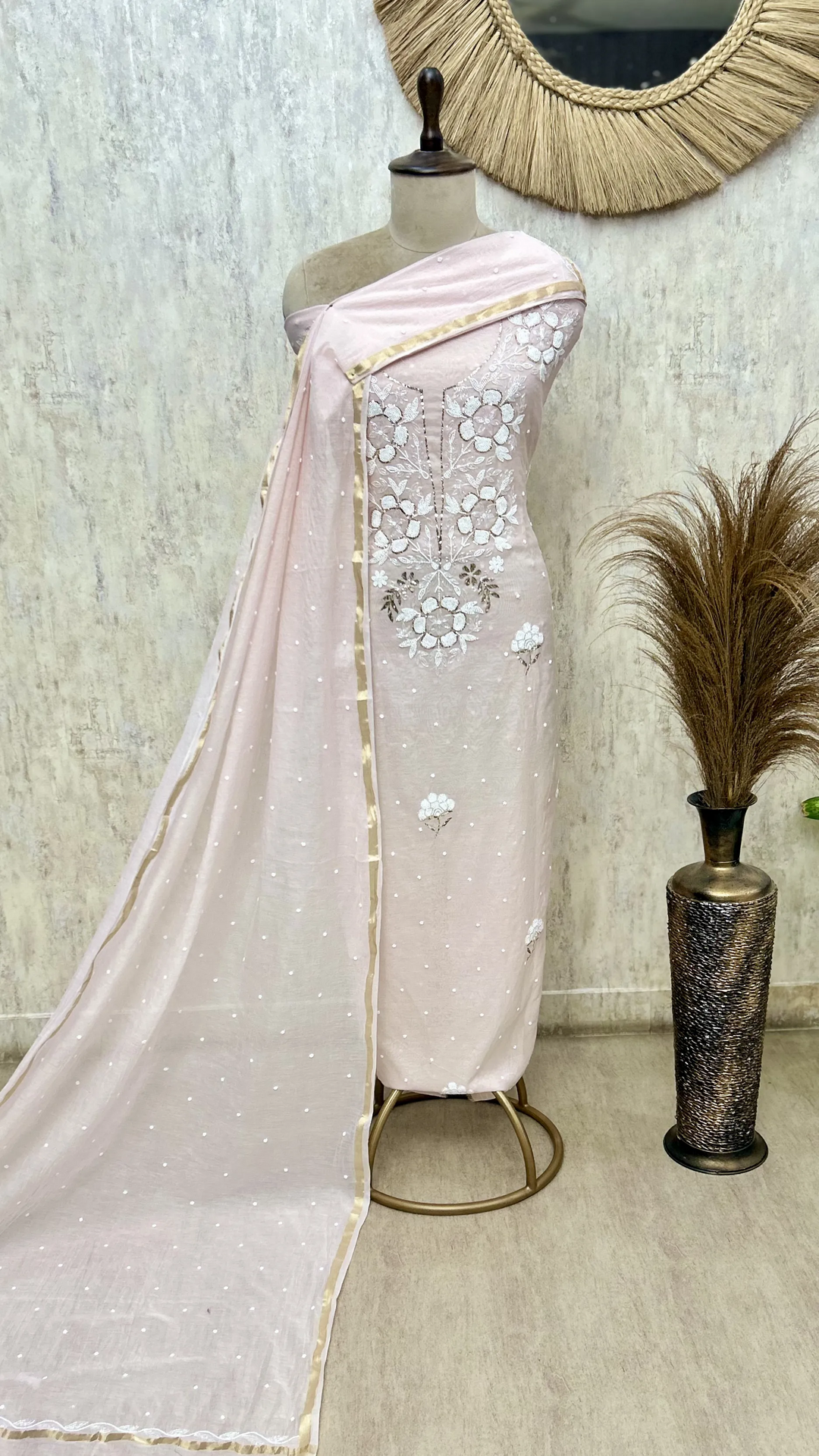 Floral Petal Ensemble Unstitched Suits