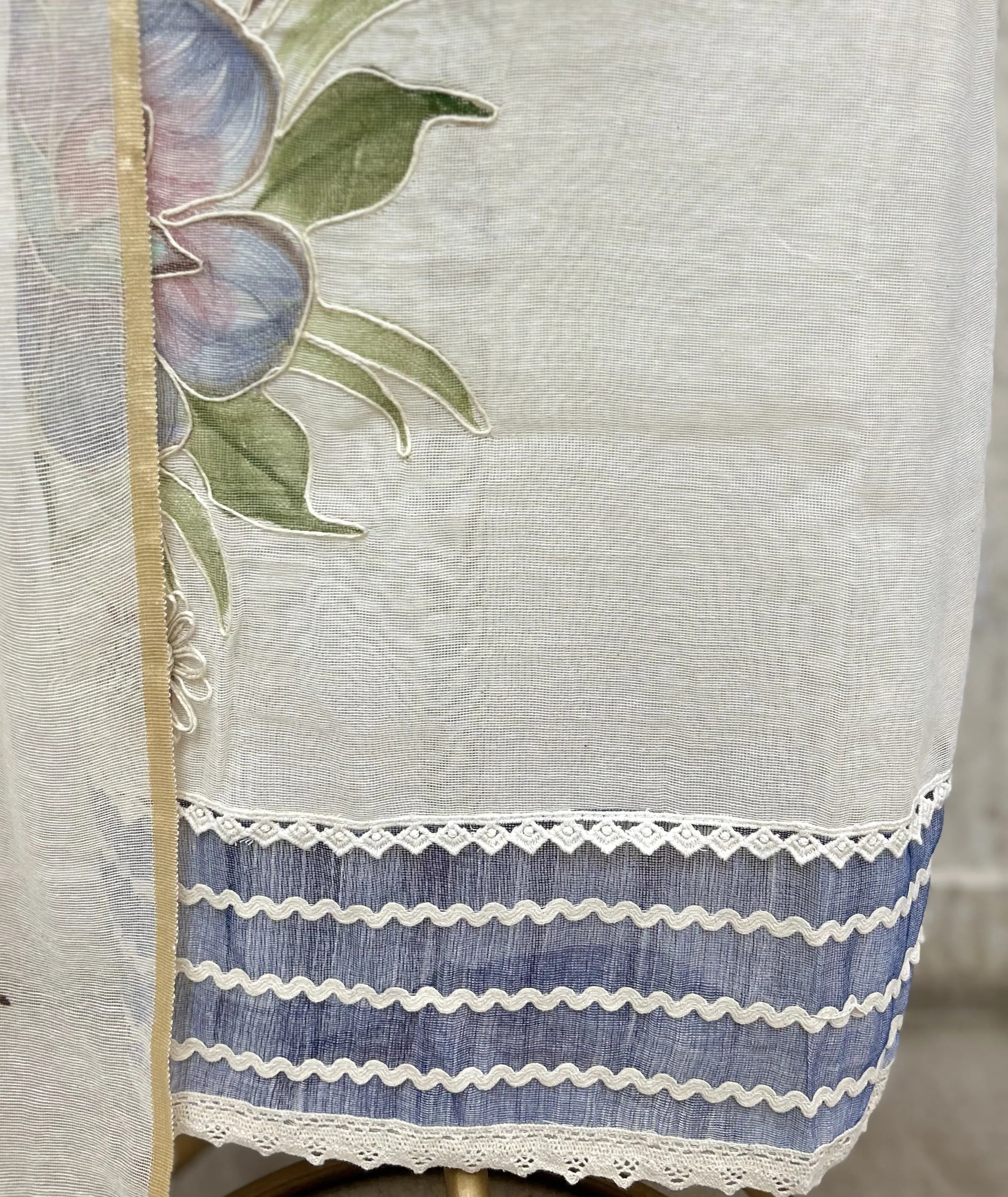 Botanical Charm Jute Cotton Unstitched Suit
