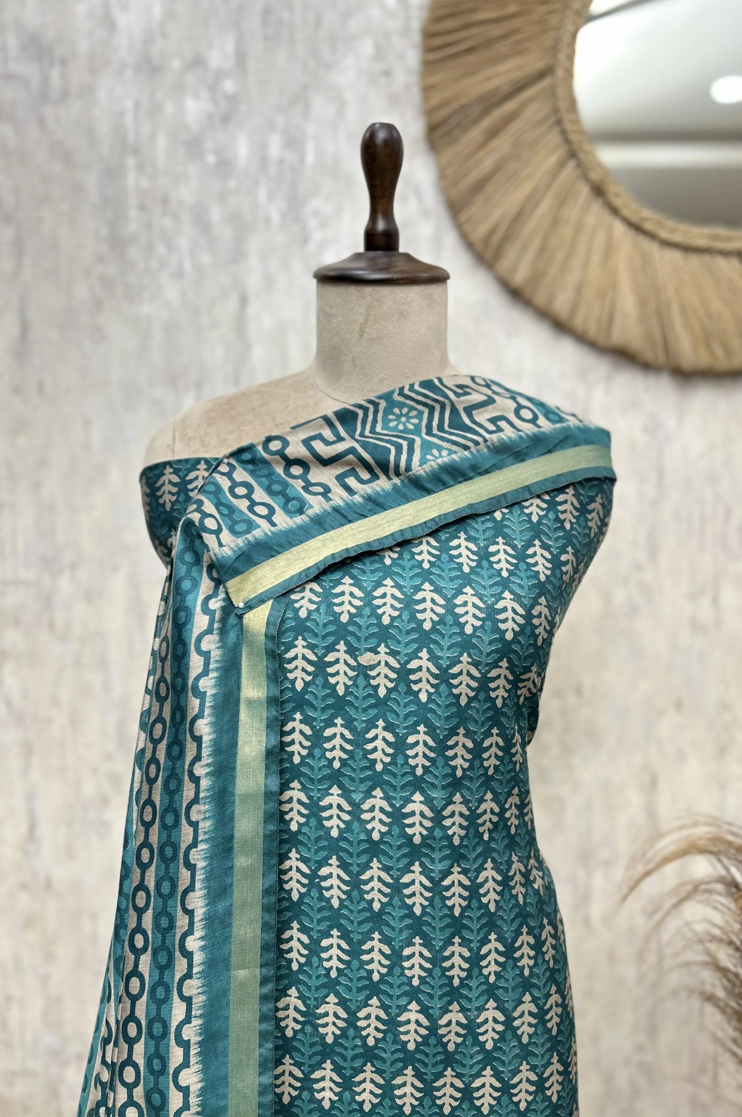 Timeless Grace Maheshwari Unstitched Suit