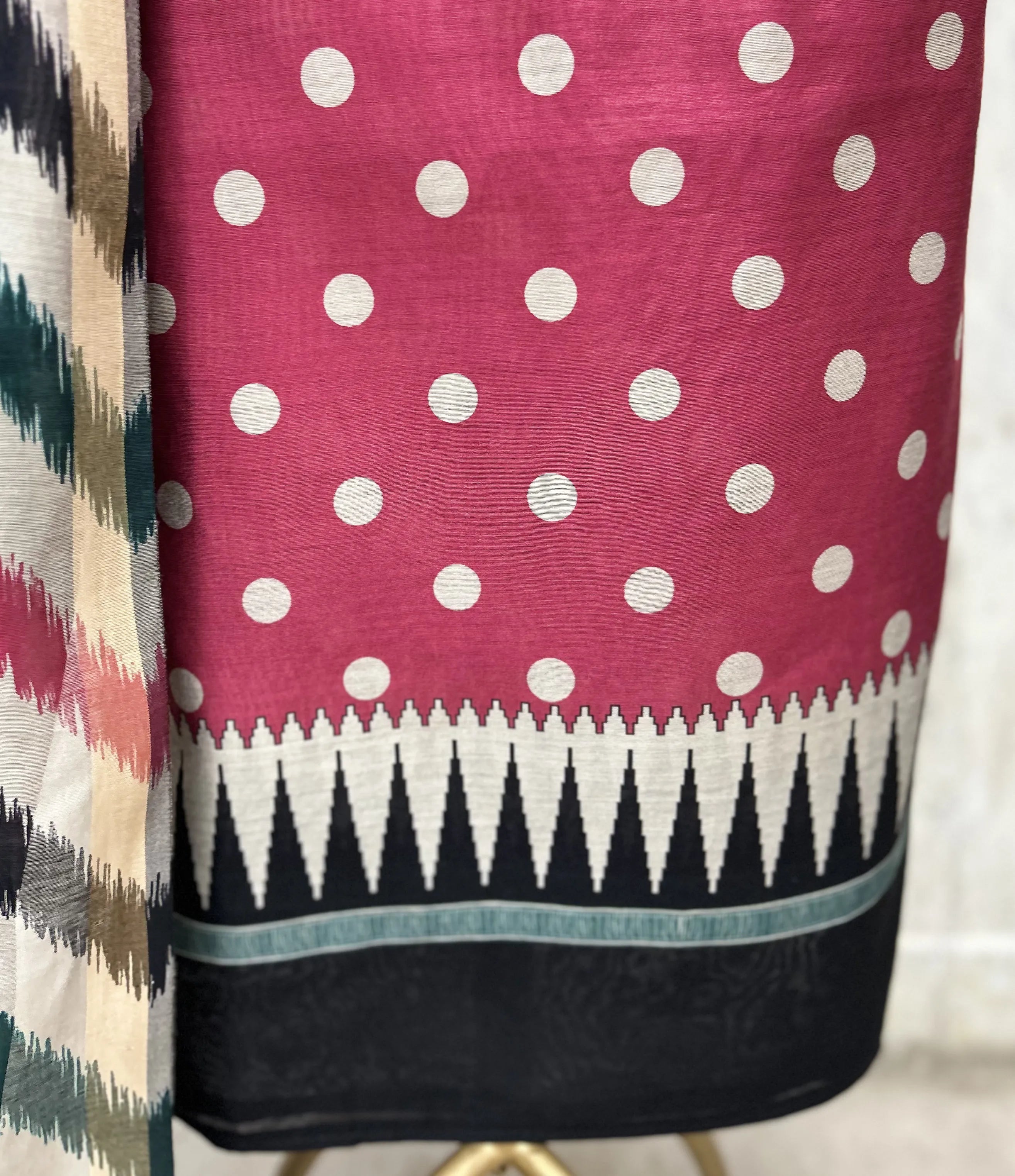 Polka Poetry Maheshwari Unstitched Suits