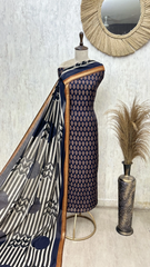 Woven Elegance Maheshwari Unstitched Suit