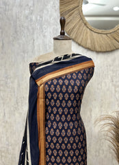 Woven Elegance Maheshwari Unstitched Suit