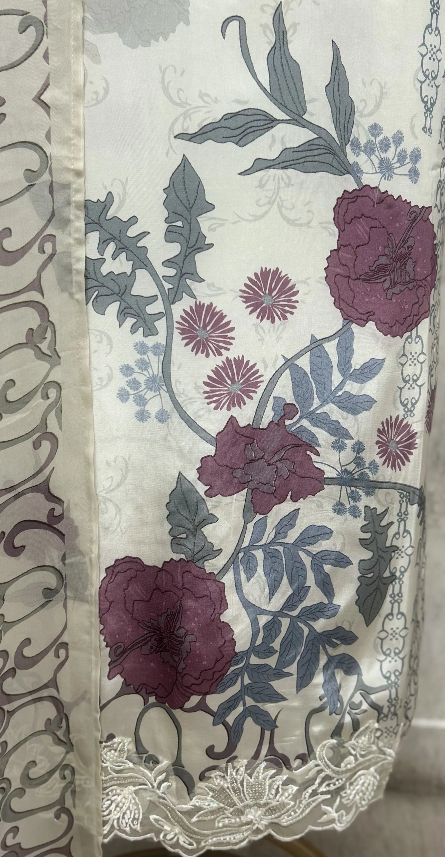 Timeless Crepe Floral Symphony Unstitched Suits