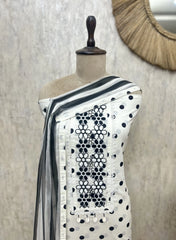 Cotton Polka Perfection Unstitched Suits