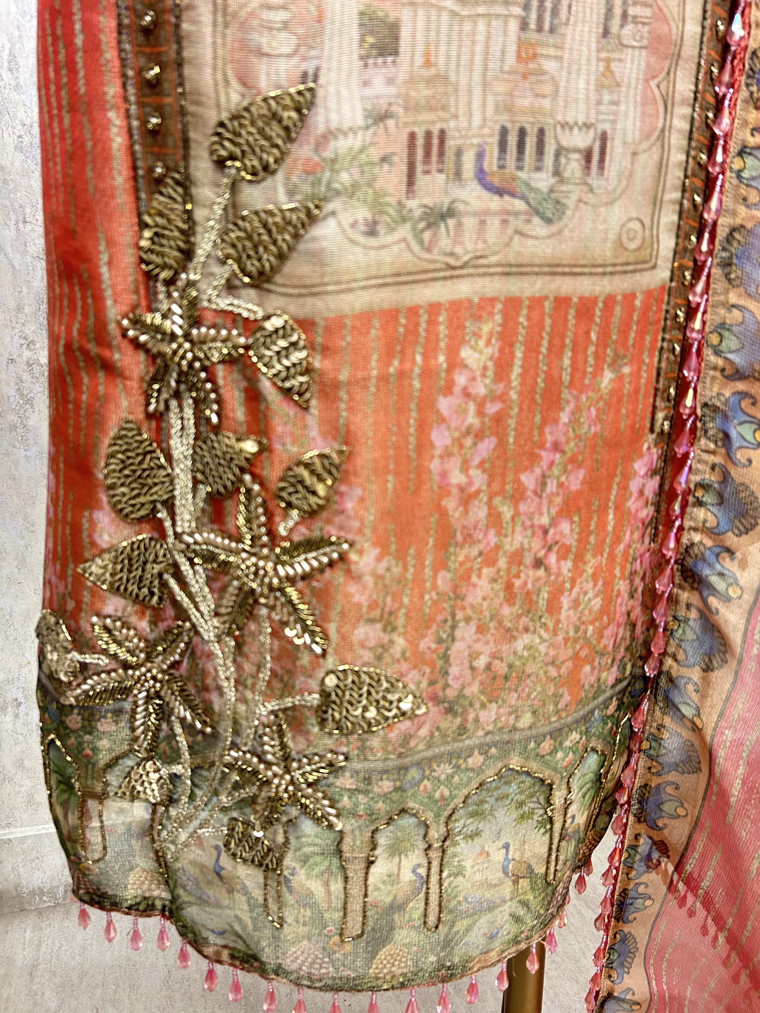 Embroidered Rose Reverie Unstiched Suit