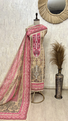 Tribal Essence Linen Unstitched Suit