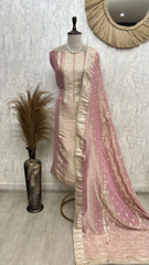 Golden Rose Drapes Unstiched Suit