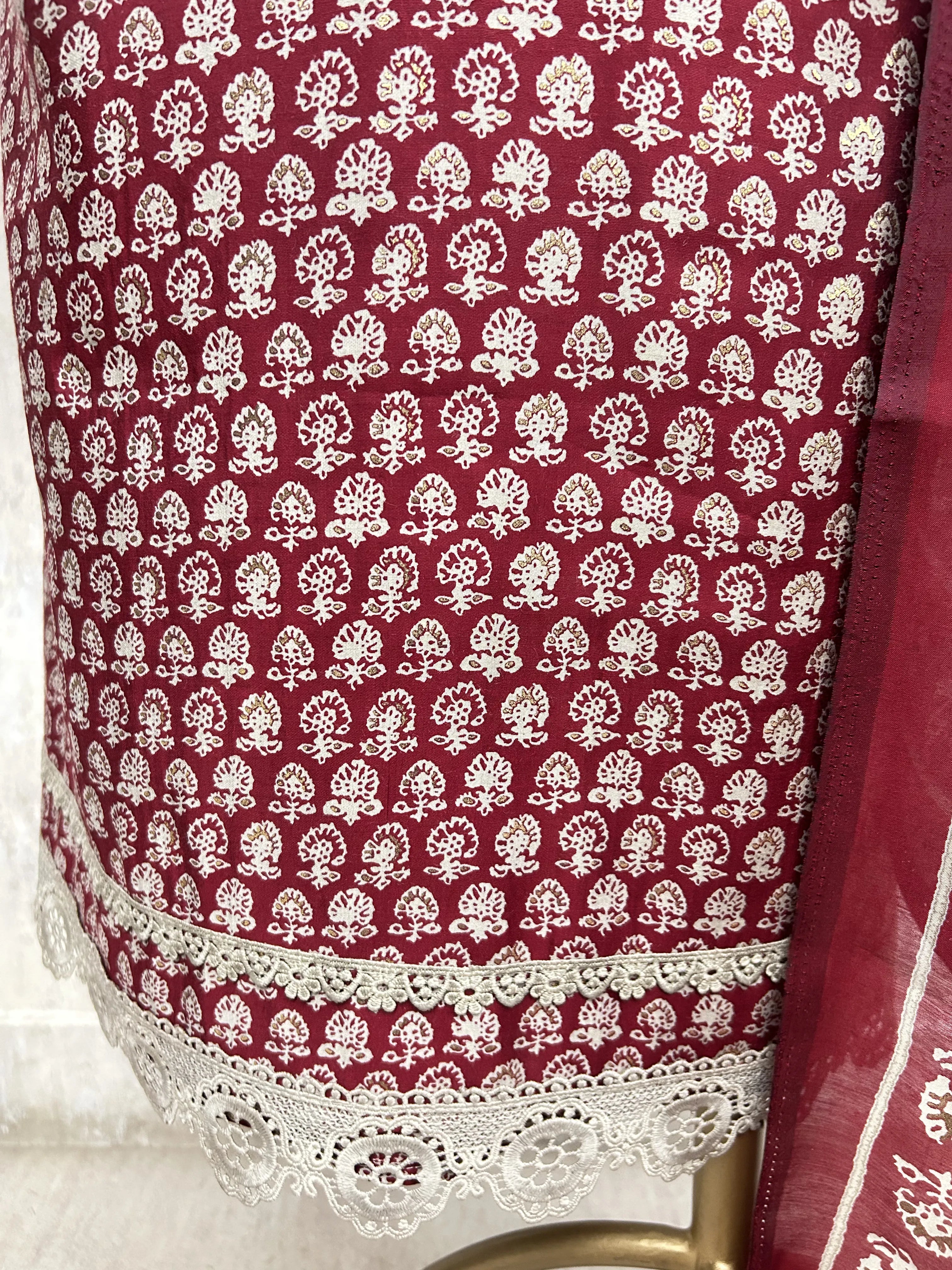 Nazakat Unstitched  Suit