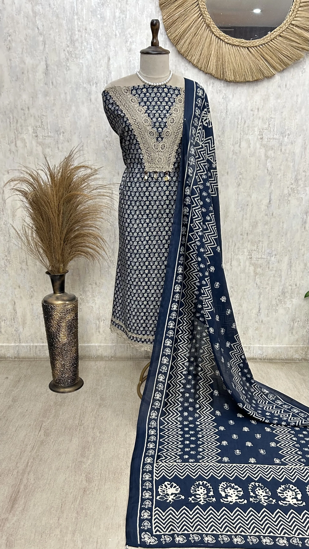 Nazakat Unstitched  Suit
