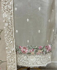 Rosé Whisper Tissue Unstitched Suit