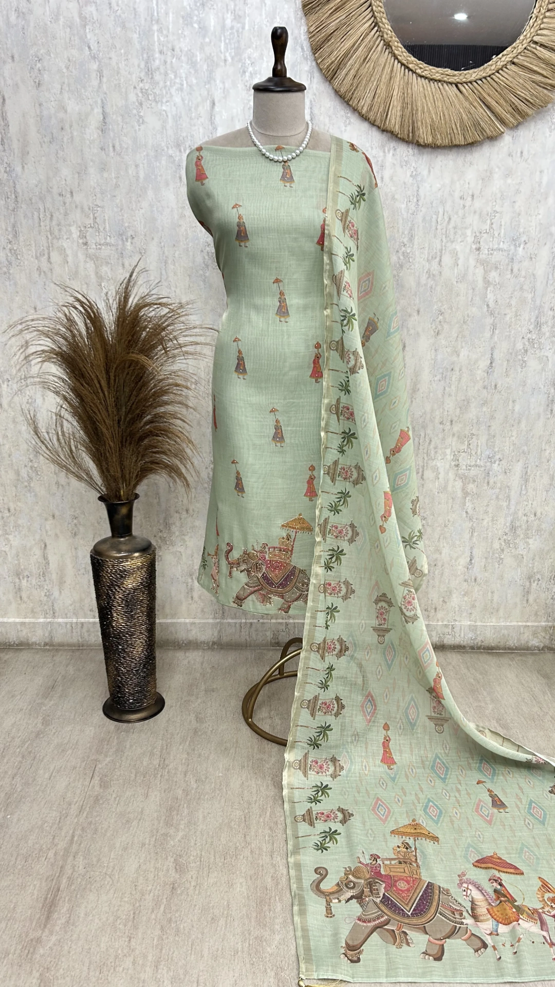 Regal Elephant Journey Unstitched Suit