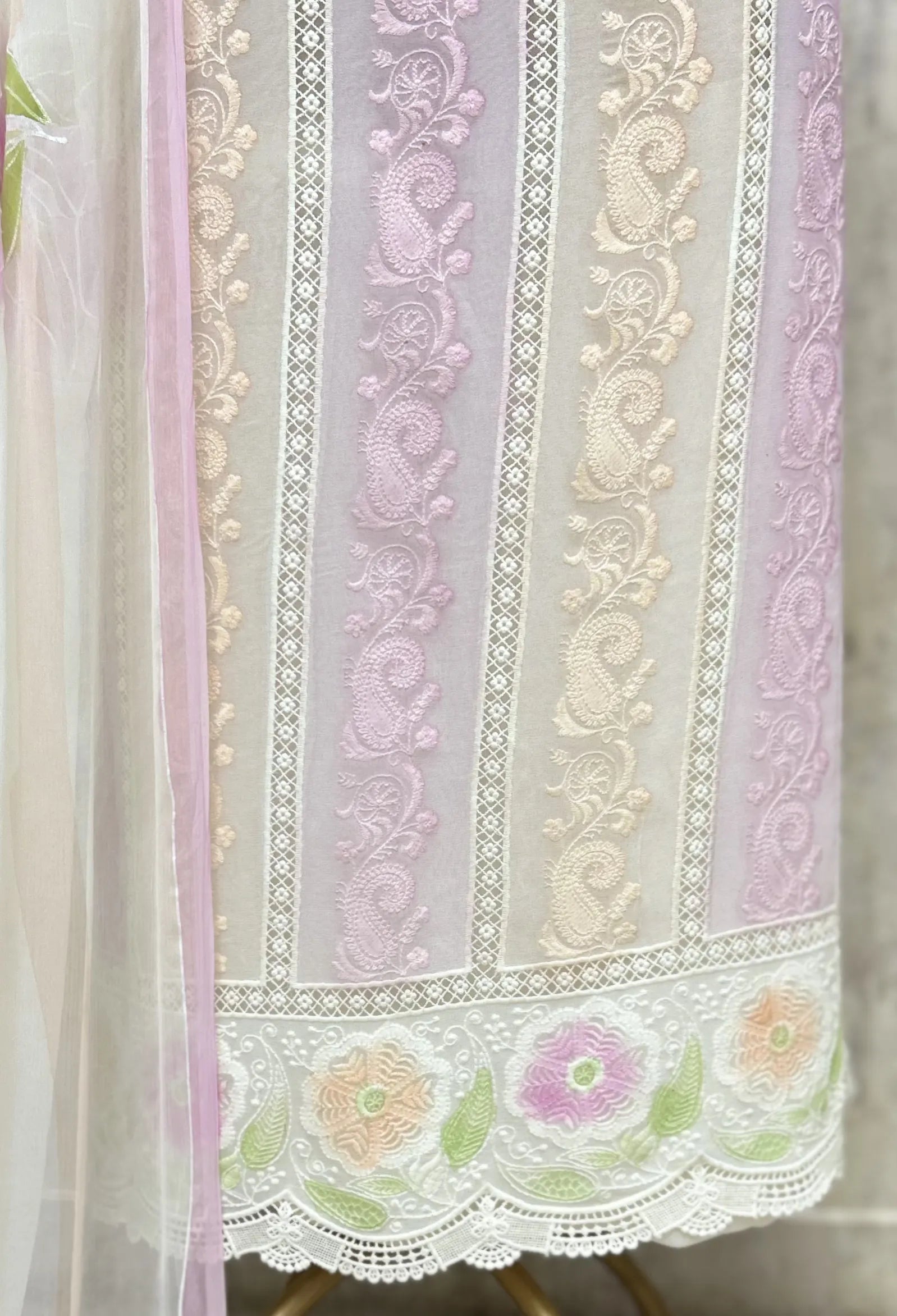 Whispering Bloom Georgette Unstitched Suit