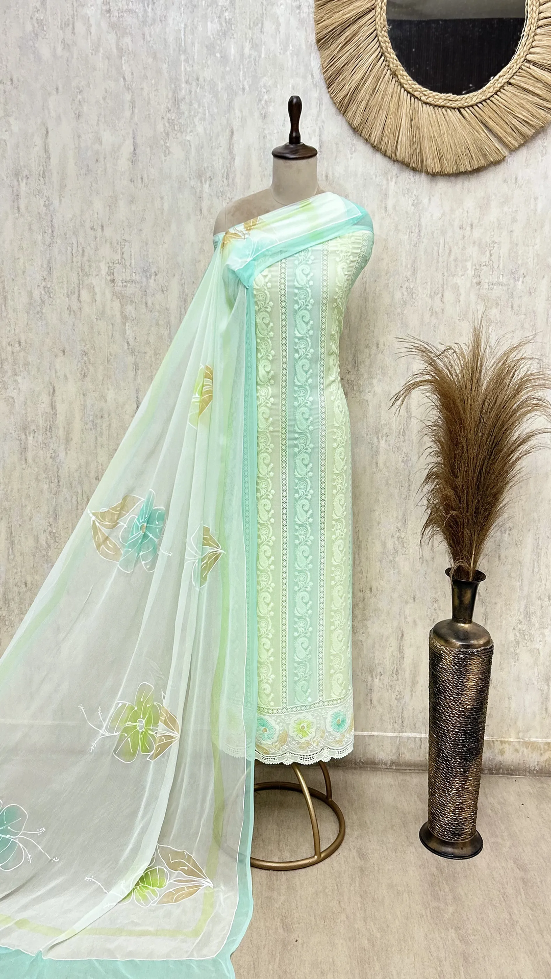 Whispering Bloom Georgette Unstitched Suit