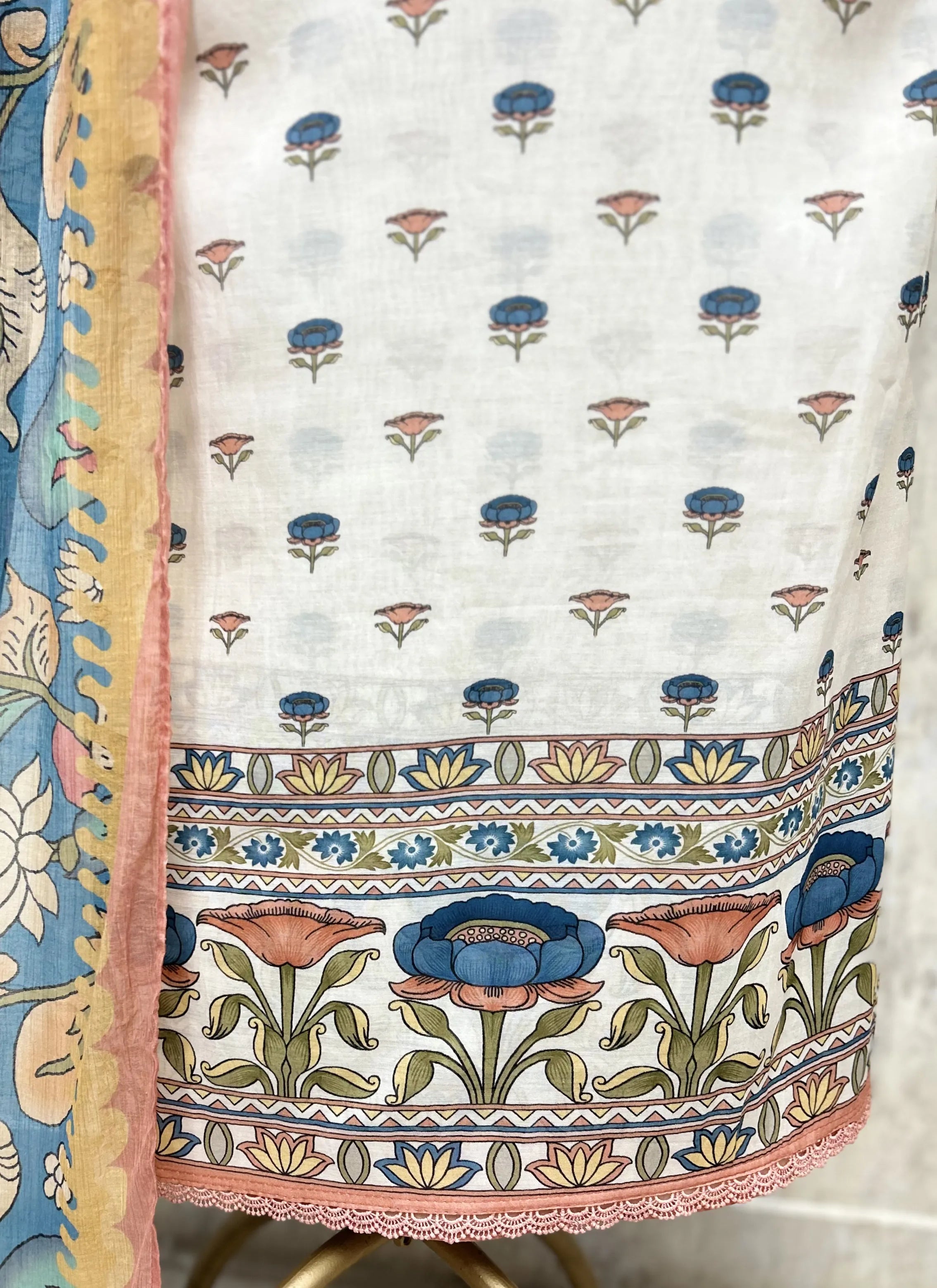 Spring Muse Mul Cotton Unstitched Suit