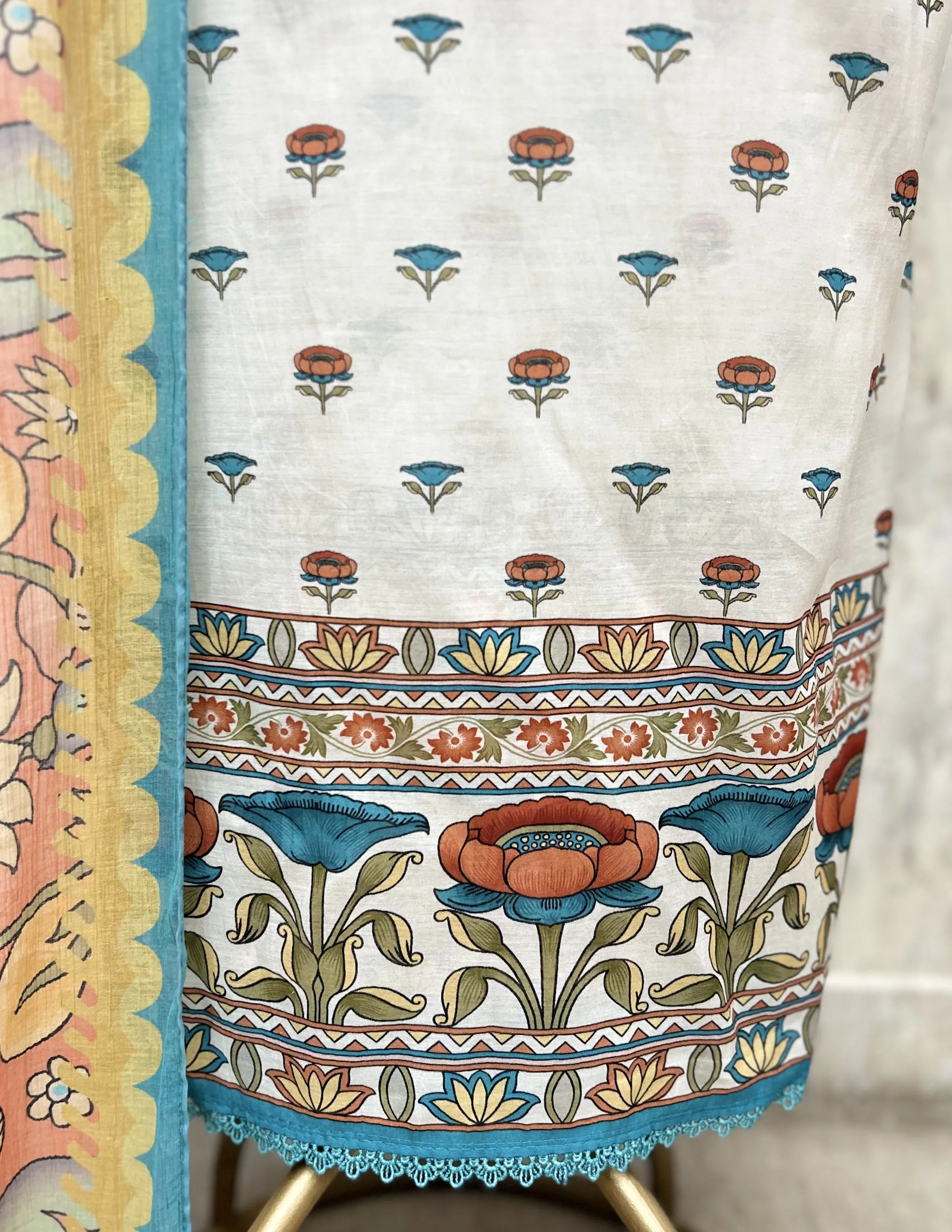 Spring Muse Mul Cotton Unstitched Suit