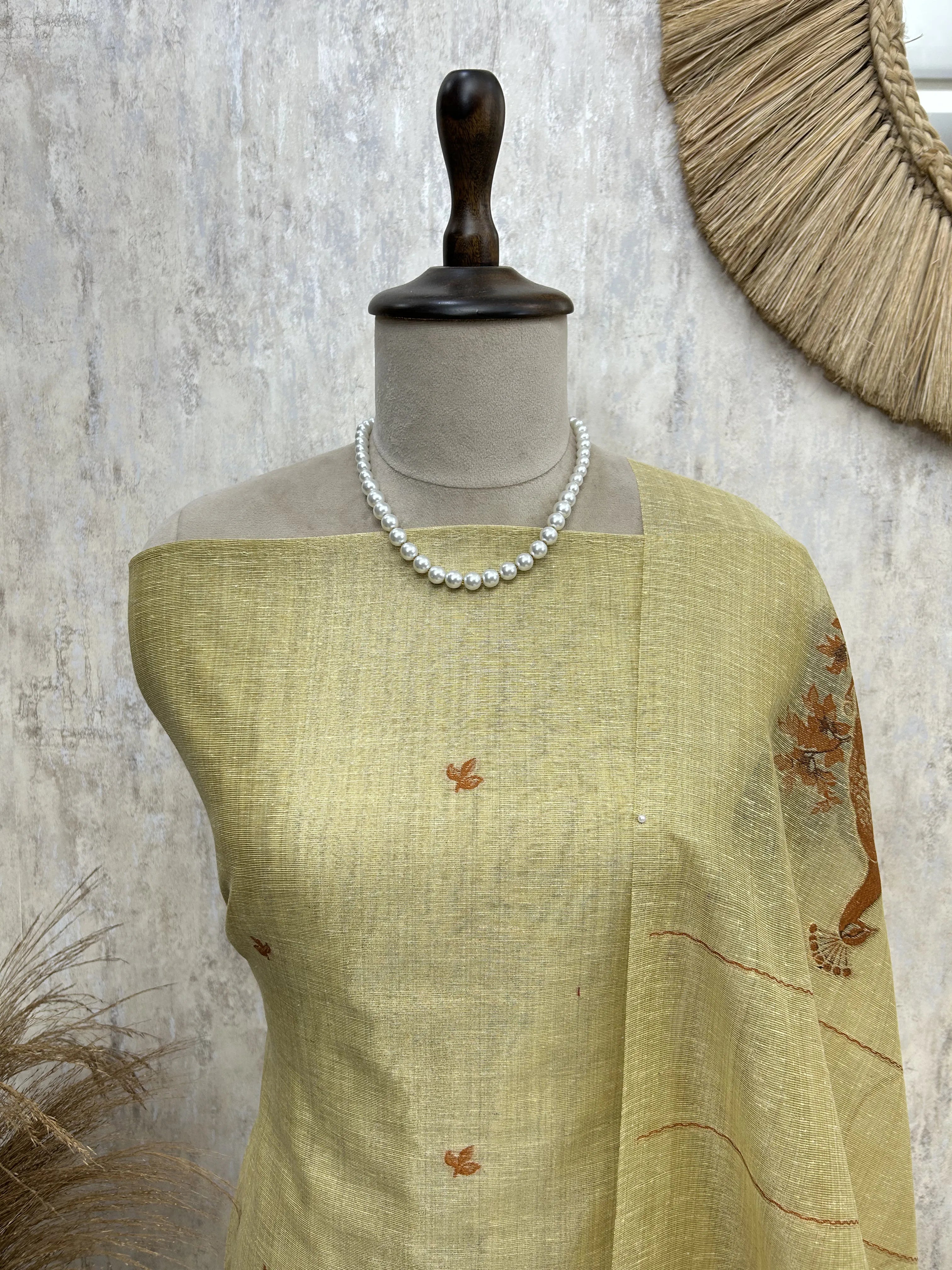 Earthy Elegance Edit Unstitched Suit