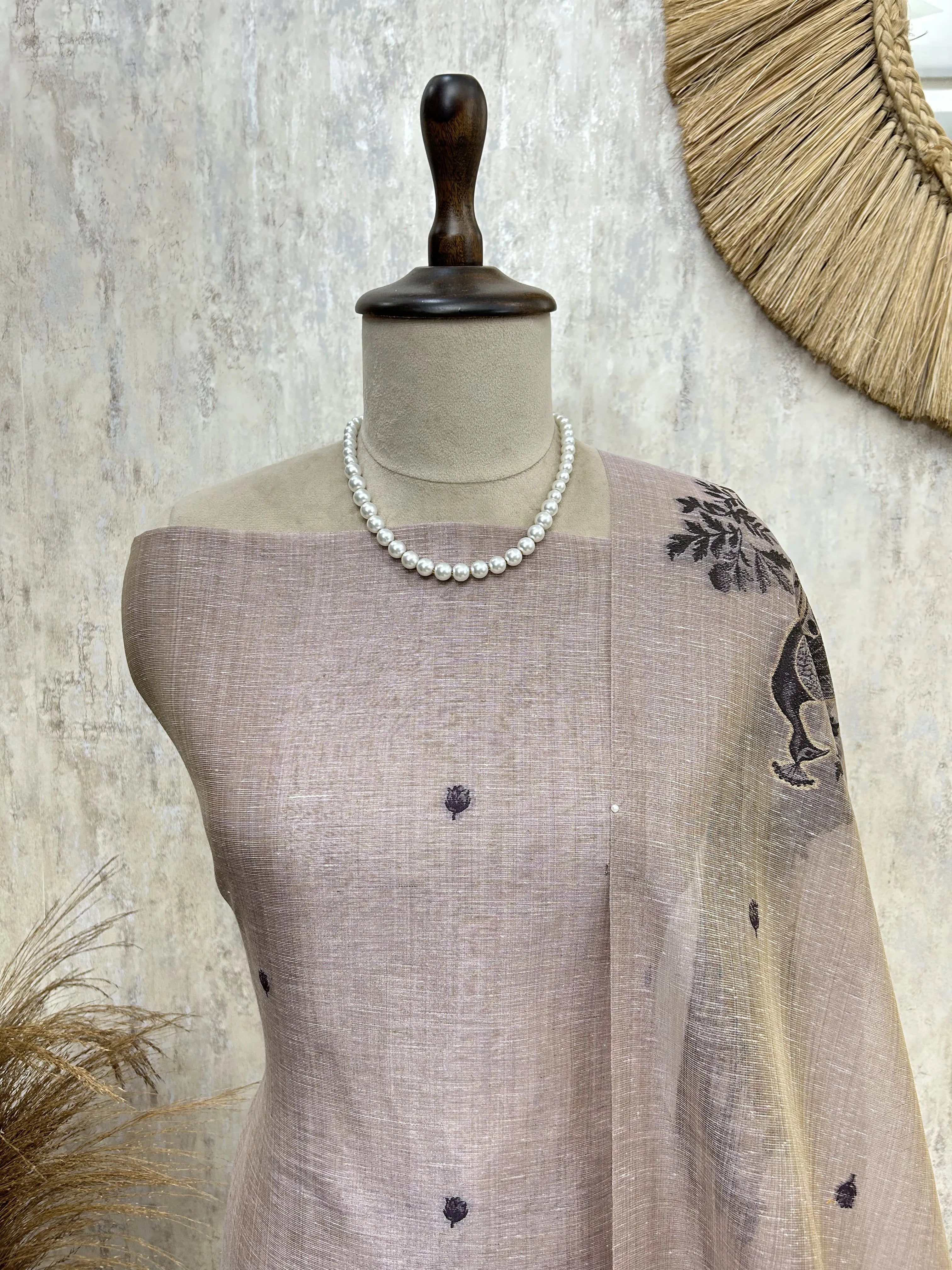 Earthy Elegance Edit Unstitched Suit