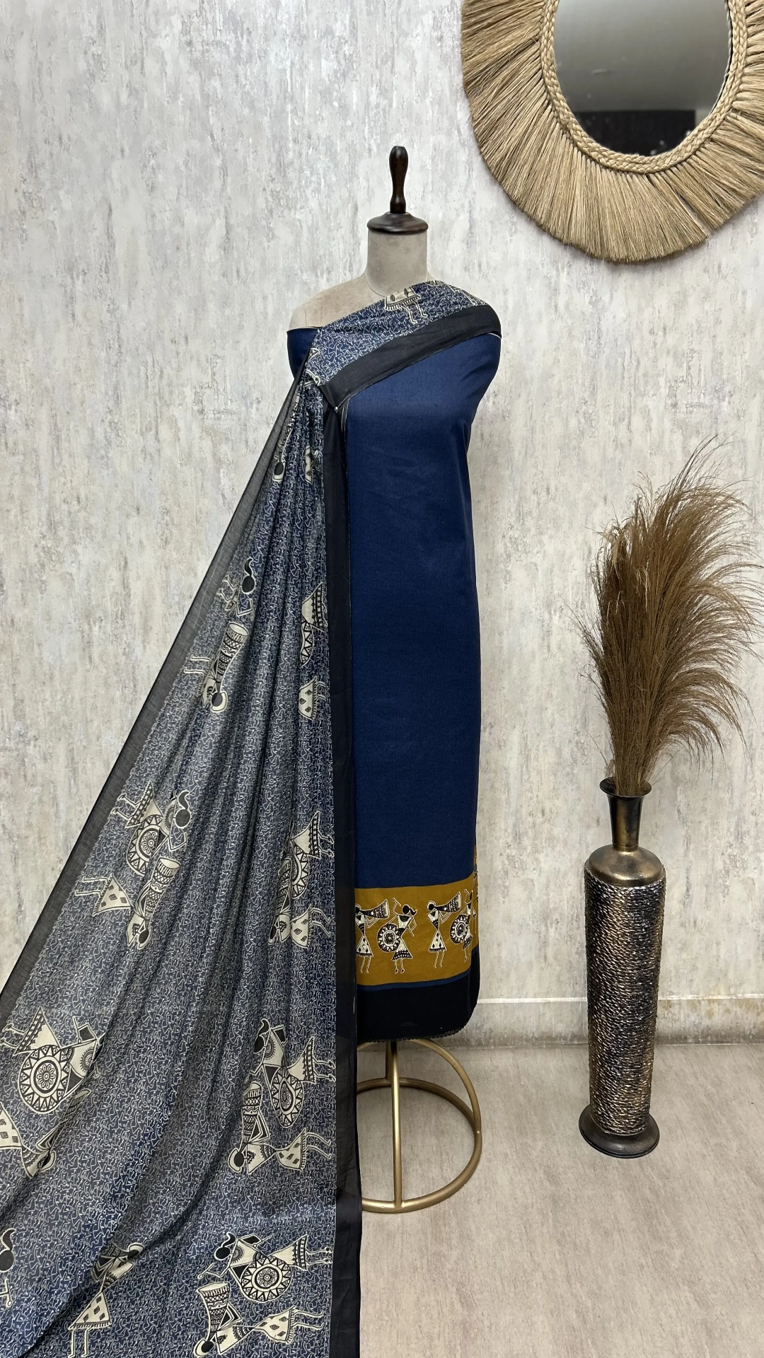 Tribal Grace Maheshwari Unstitched Suit