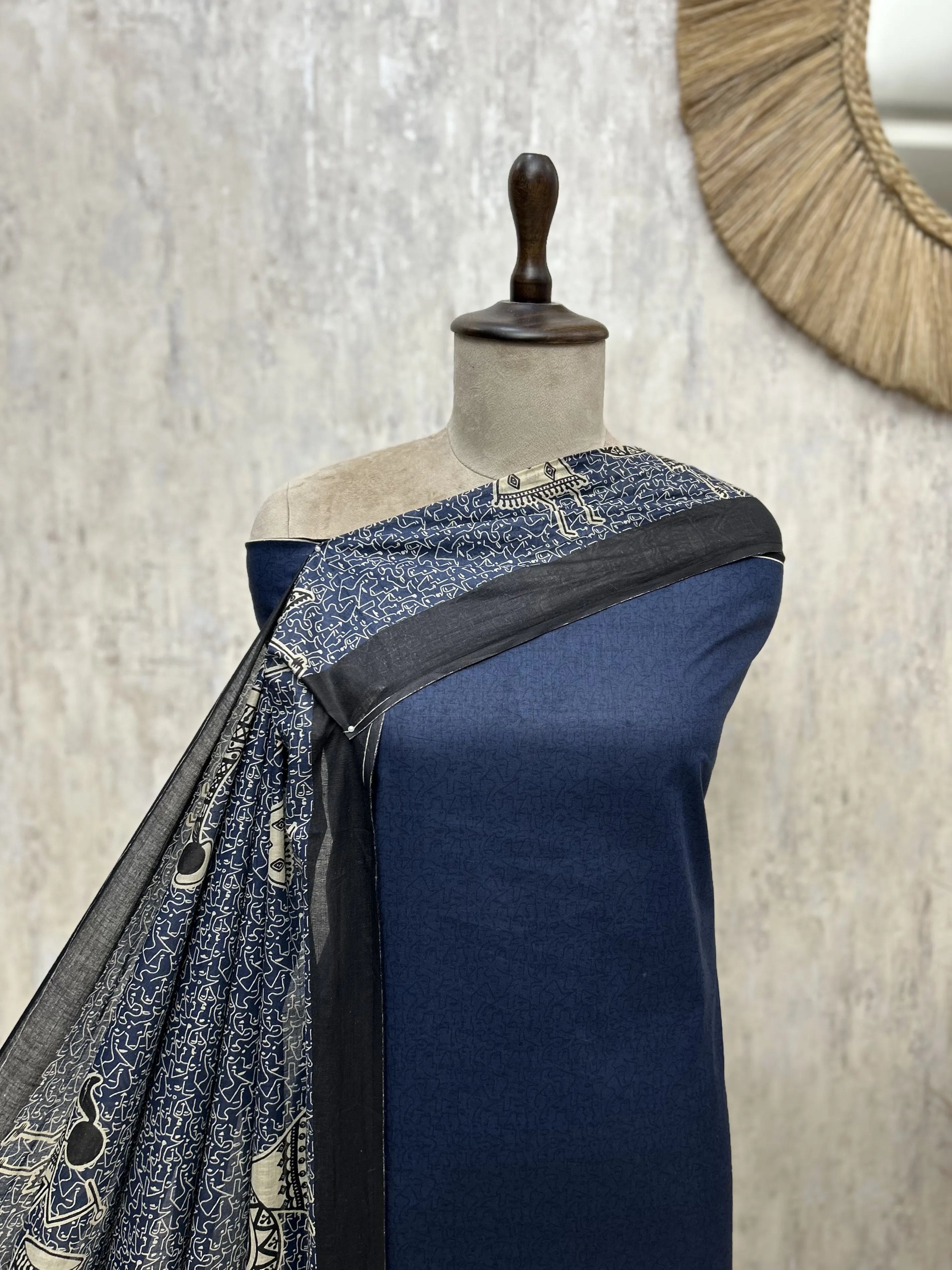 Tribal Grace Maheshwari Unstitched Suit