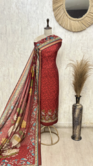 Crimson Heritage Maheshwari Unstitched Suits