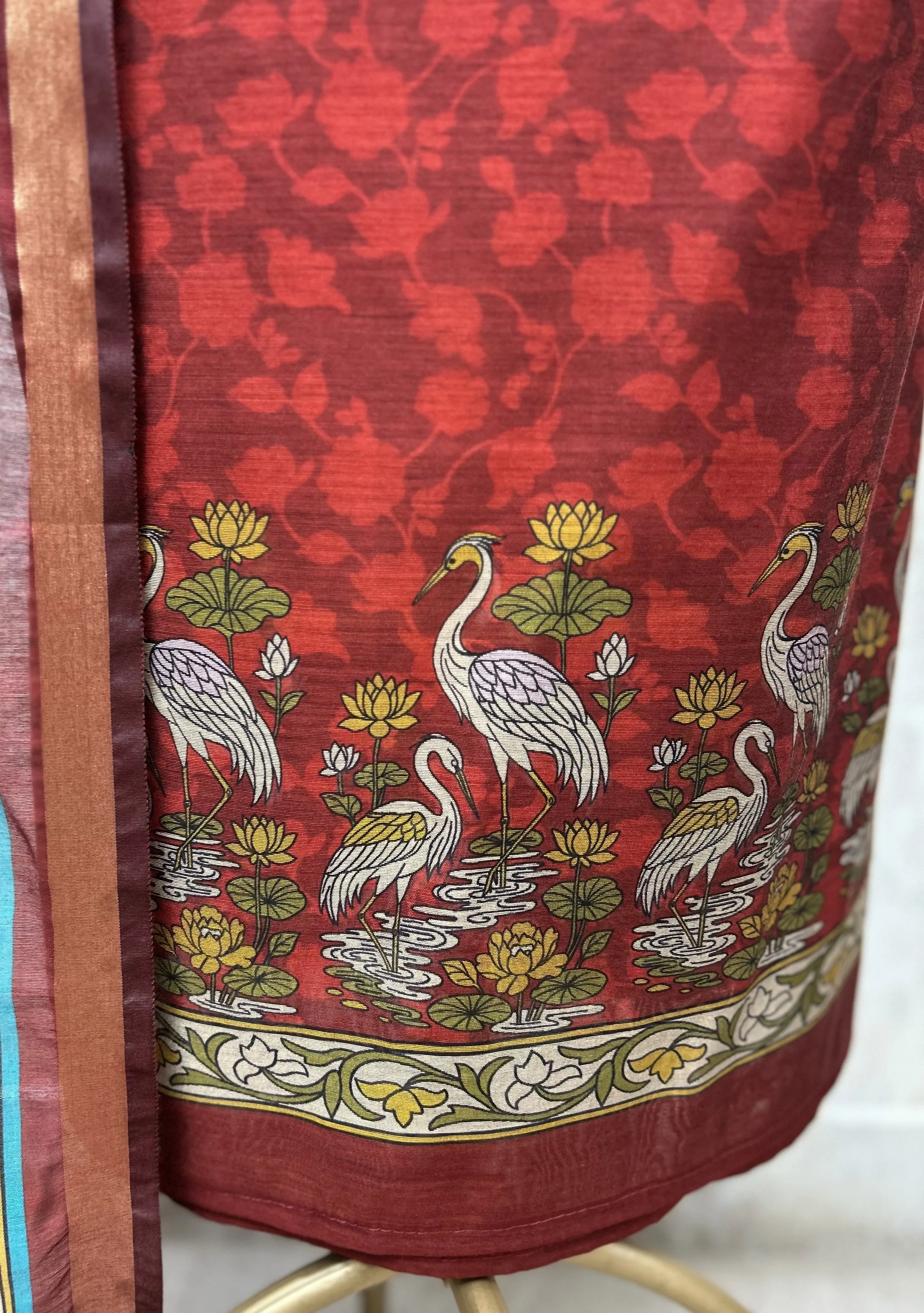 Crimson Heritage Maheshwari Unstitched Suits