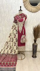 Royal Heirloom Mul Cotton Unstitched Suits