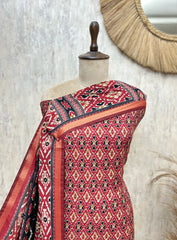 Patola Maheshwari Unstitched Suits