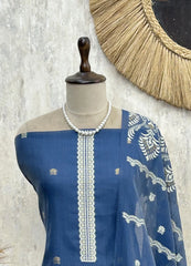 Royal Indigo Grace Unstitched Suit