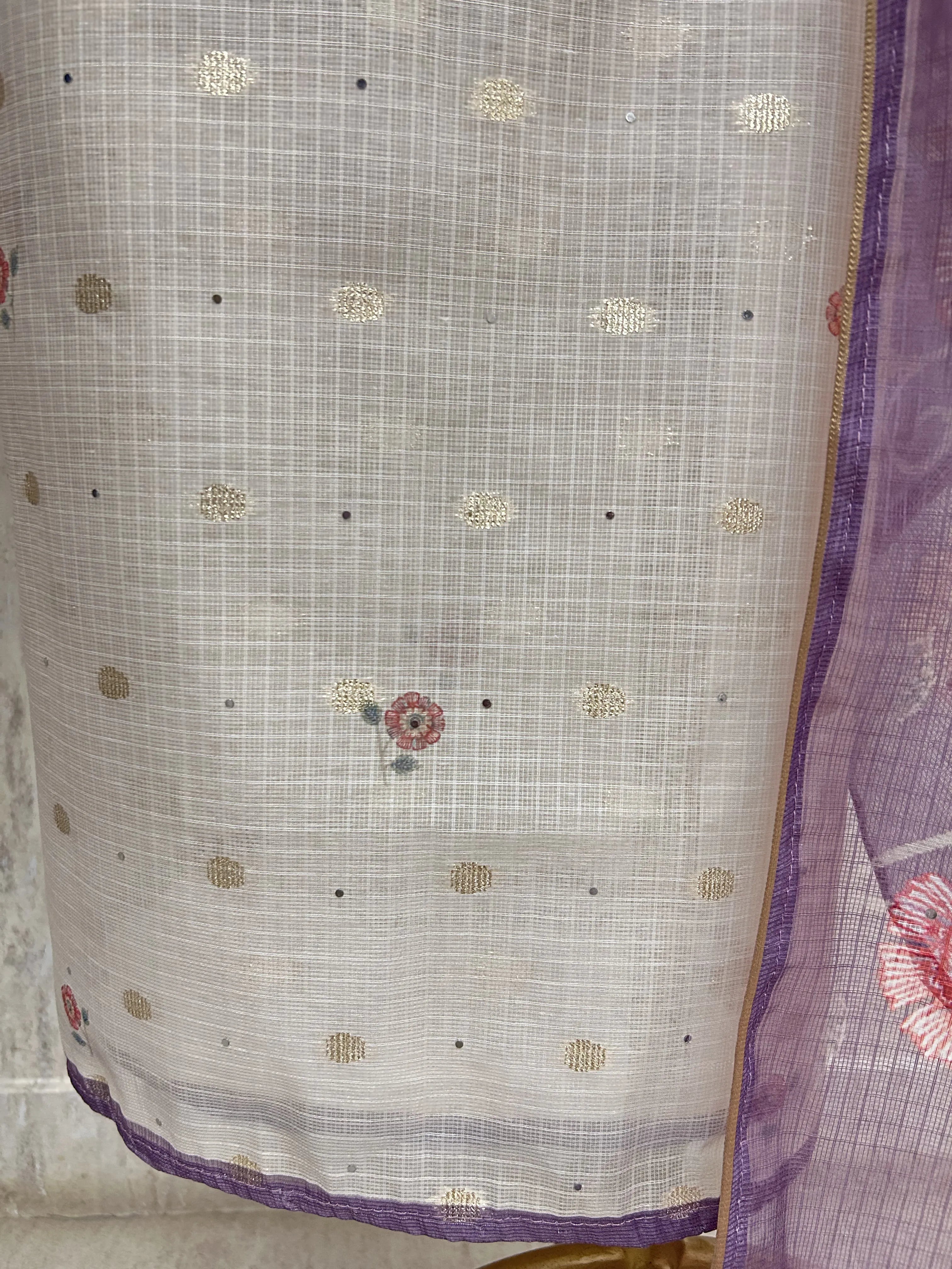 Floral Embroidered Elegance Unstitched Suit