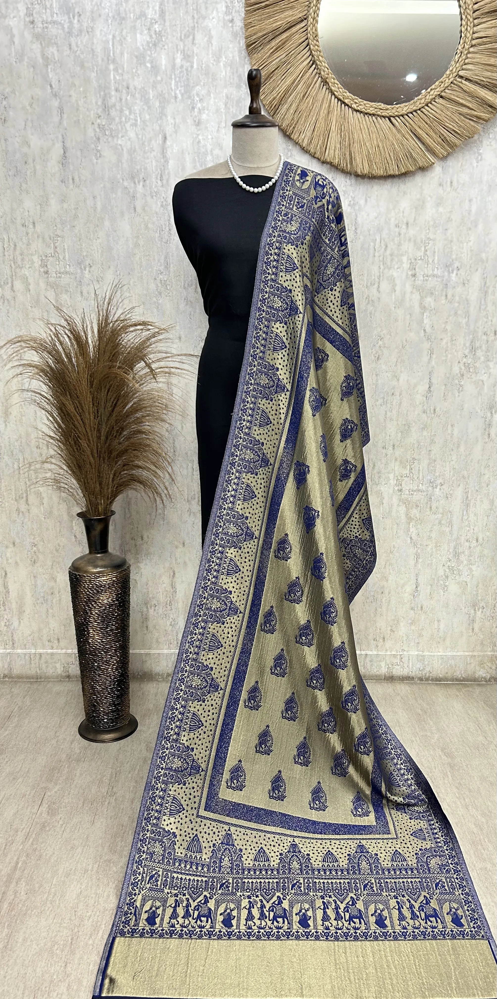 Reversible Moonlight Unisex Stoles With Curated Box Packaging