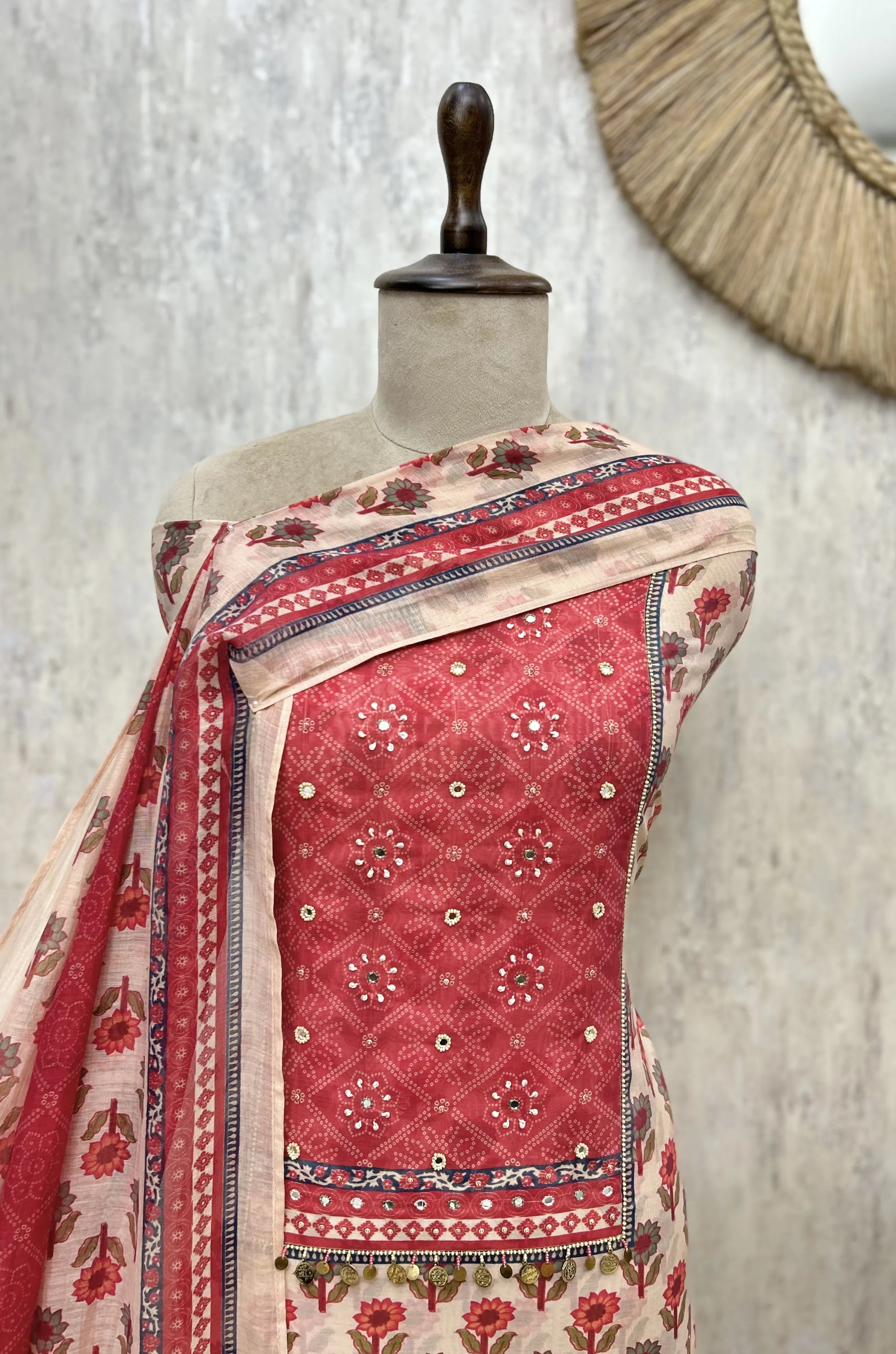 Melody Mul Cotton Unstitched Suits