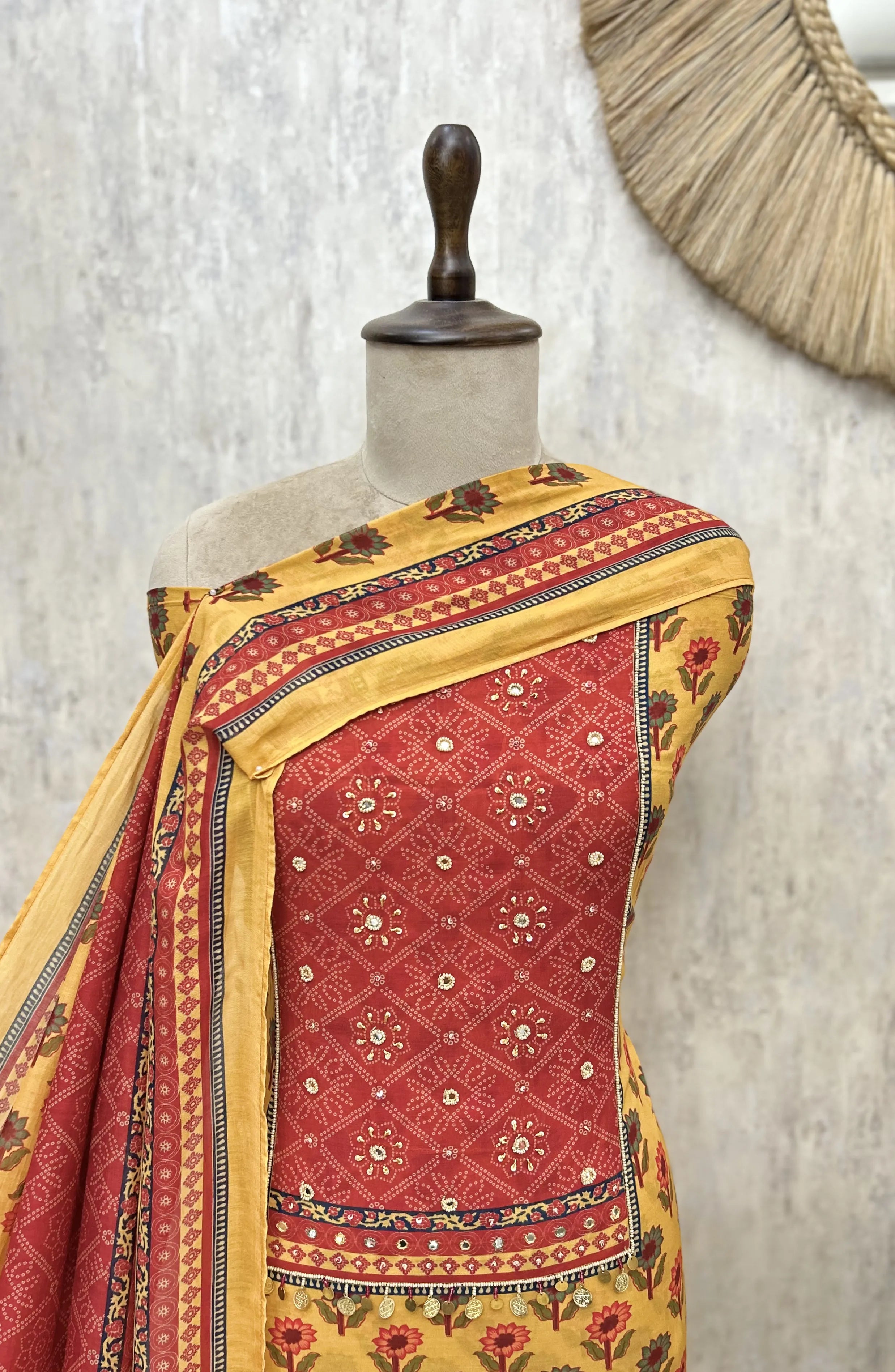 Melody Mul Cotton Unstitched Suits