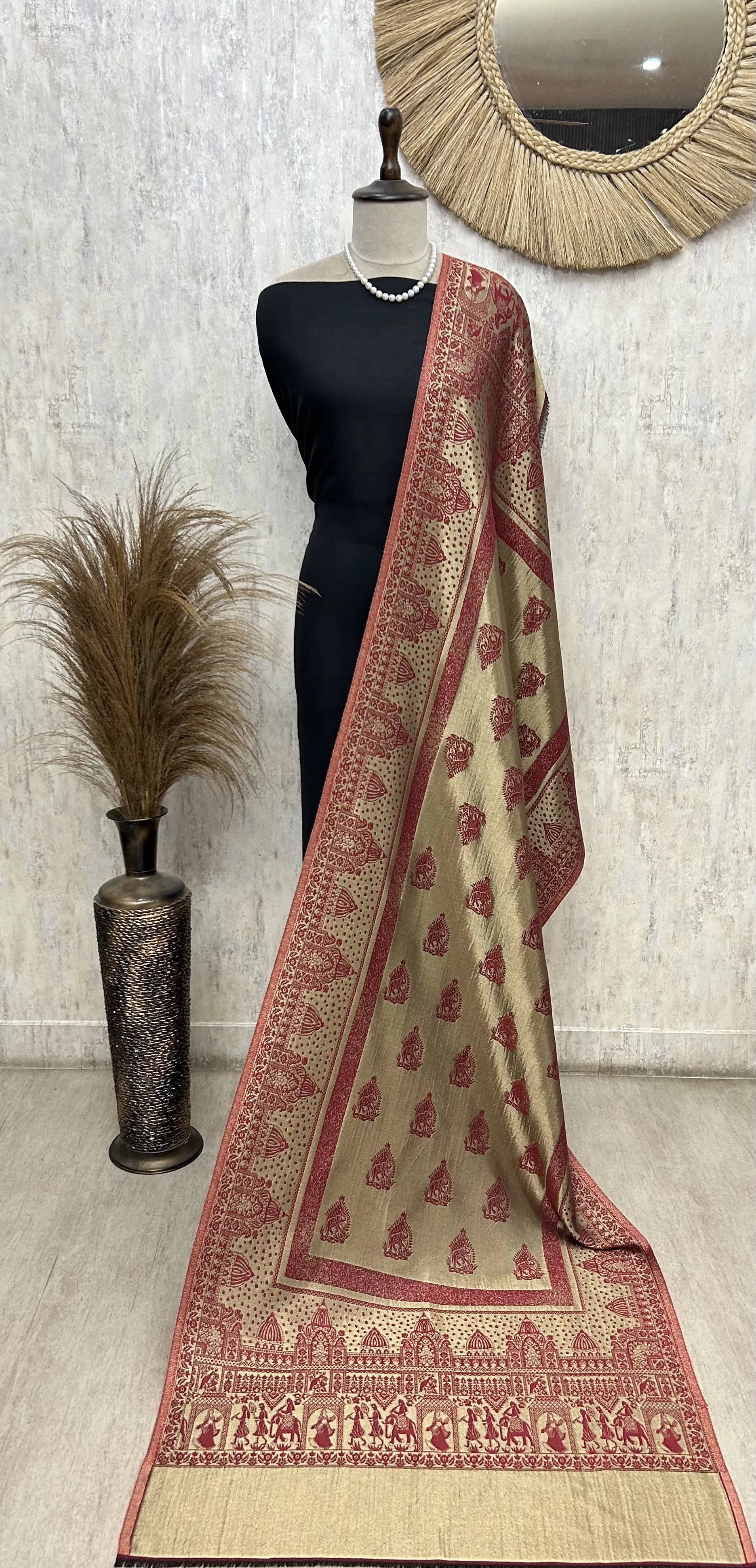Reversible Moonlight Unisex Stoles With Curated Box Packaging