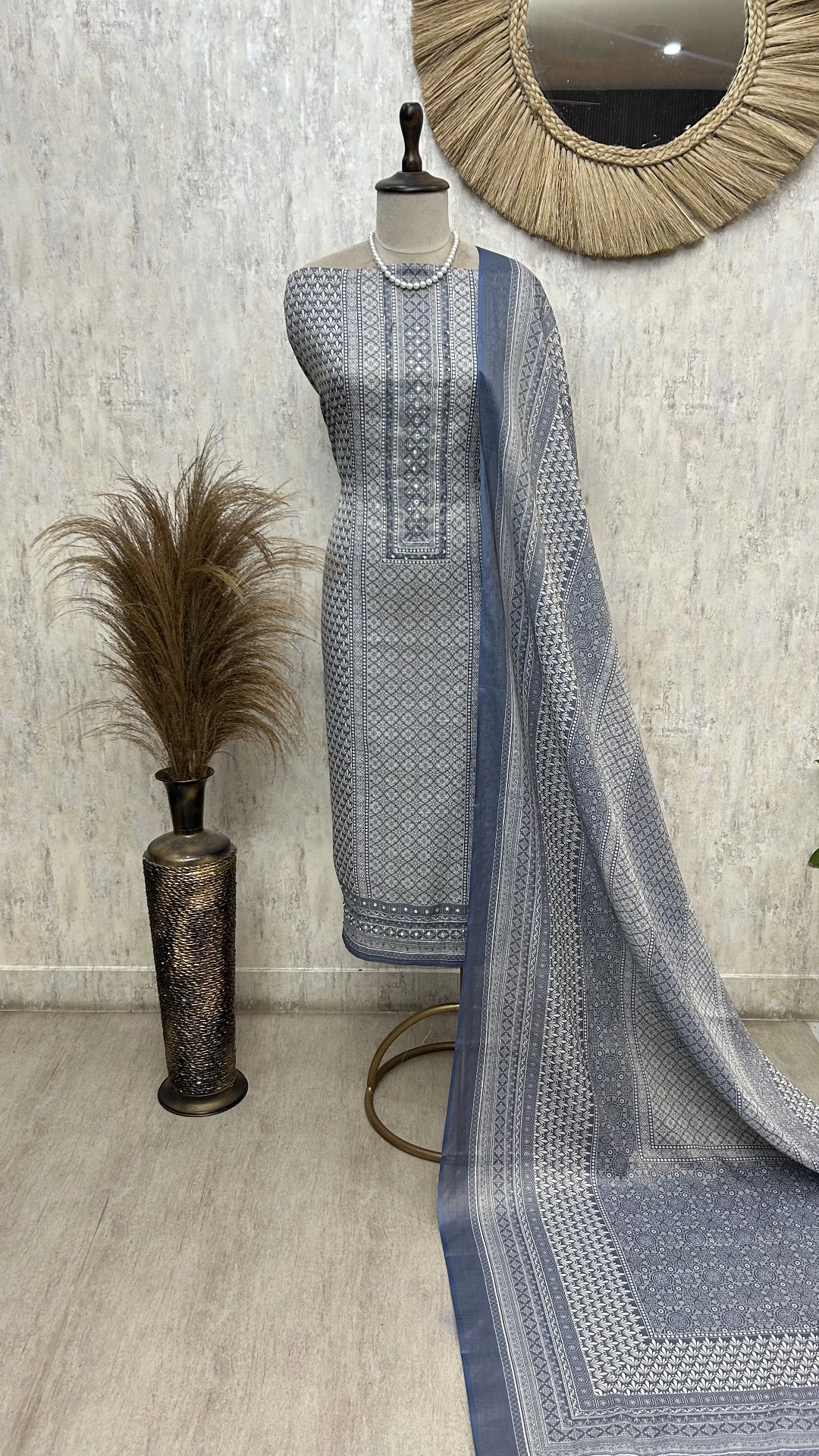 Grace In Every Detail Unstitched Suit