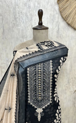 Verdant Heritage Linen Unstitched Suit