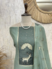 Soft Autumn Elegance Unstitched Suit