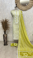 Citrus Bloom Ensemble Unstitched Suit
