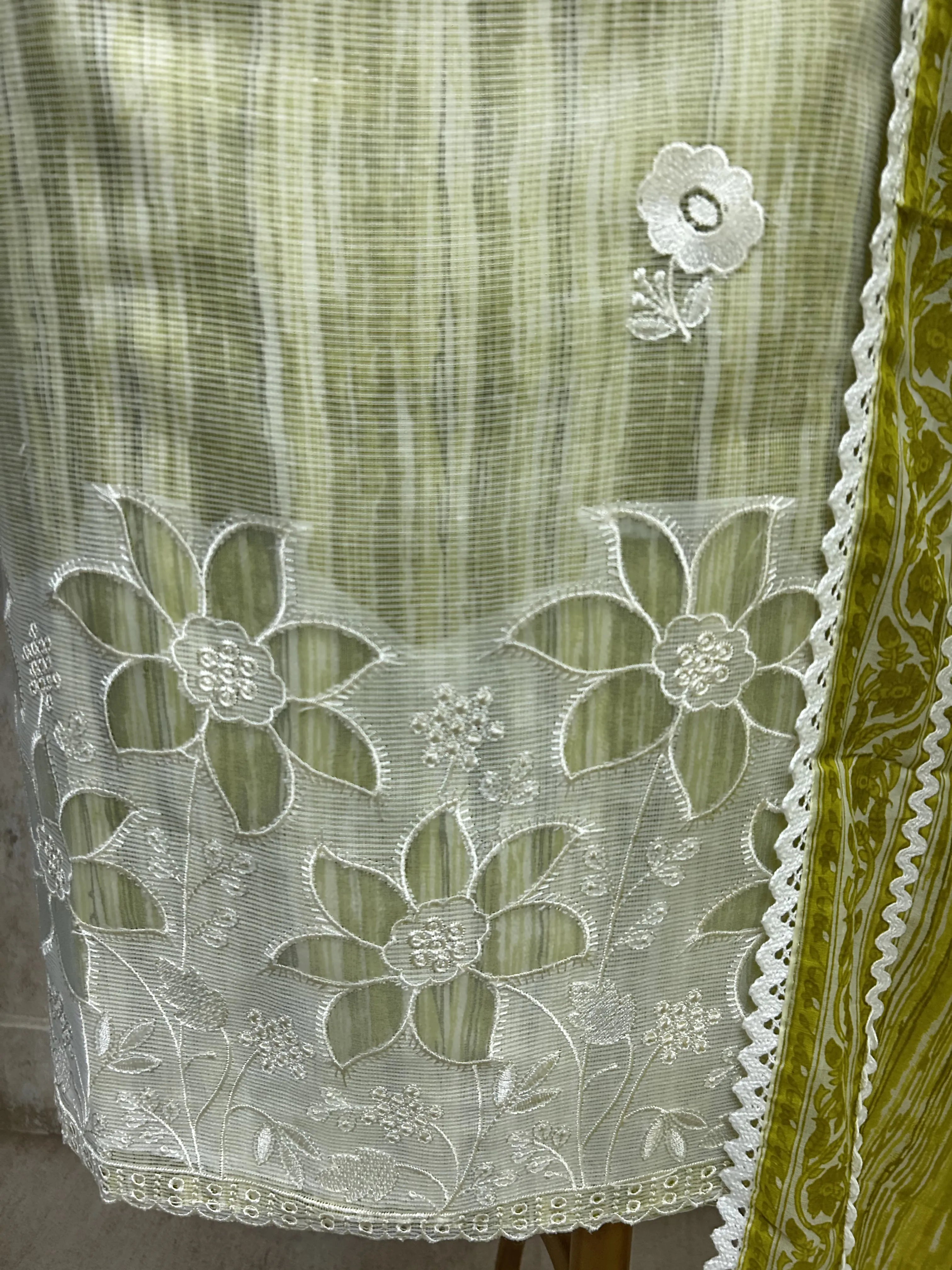 Citrus Bloom Ensemble Unstitched Suit