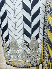 Embroidered Royal Grace Unstitched Suit