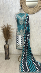 Embroidered Royal Grace Unstitched Suit